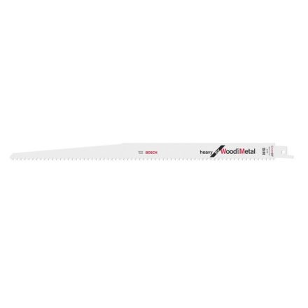 Pânză de ferăstrău alternativ BOSCH pentru lemn împânzit S 1411 DF 300 mm / 6TPI bimetal (2 buc)