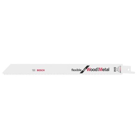 Pânză de ferăstrău alternativ BOSCH pentru lemn împânzit S 1122 HF 225 mm / 10TPI bimetal (2 buc)