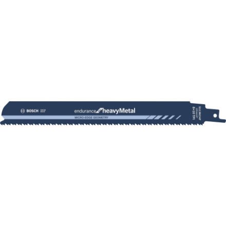 BOSCH Lamă de fierăstrău sabie pentru metal S 1136 CHF 225 mm / 8+10TPI bimetalic End. For Heavy Metal (5 buc)