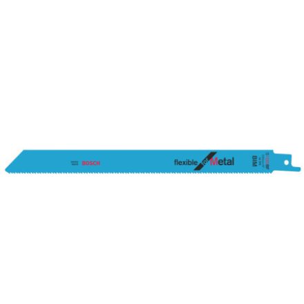 BOSCH Lamă de fierăstrău reciprocator pentru metal S 1122 BF 225 mm / 14TPI bimetal (25 buc)