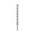 BOSCH Burghiu pentru roci 22,0 x 260/200 mm cu două margini SDS-Plus
