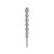 BOSCH 5X Burghiu pentru roci 24 x 250/200 mm cu patru muchii SDS-Plus