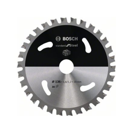 Pânză de ferăstrău BOSCH pentru metal 136 x 1,6 x 20 mm / 30T Standard pentru oțel