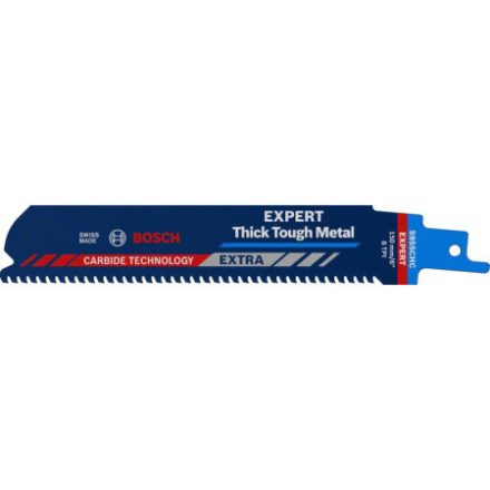 Pânză de ferăstrău sabie BOSCH EXPERT S 955 CHC Thick Tough Metal cu dinți din carbură, 1 buc