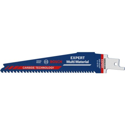 BOSCH EXPERT Lama pentru fierăstrău reciprocant S956 XHM 150 mm / 6-8 TPI cu dinți de carbură Multi material