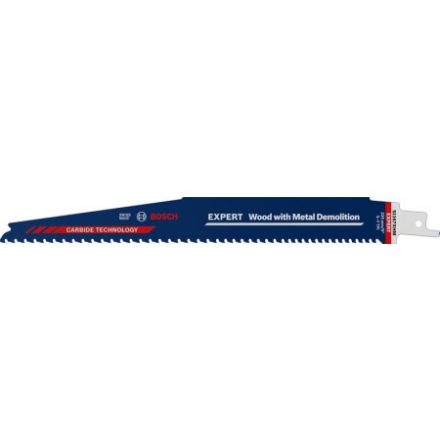 BOSCH EXPERT S1167 XHM Wood with Metal Demolition lamă de ferăstrău din carbură din carbură, 1 buc