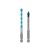BOSCH EXPERT HEX-9 Hard Ceramic + Burghiu universal cu mandrină de 6 mm 1/4" (2 buc)