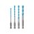 Set burghie BOSCH EXPERT HEX-9 Multiconstruction 4 piese (4 / 5 / 6 / 8 mm) Suport pentru burghie 1/4"