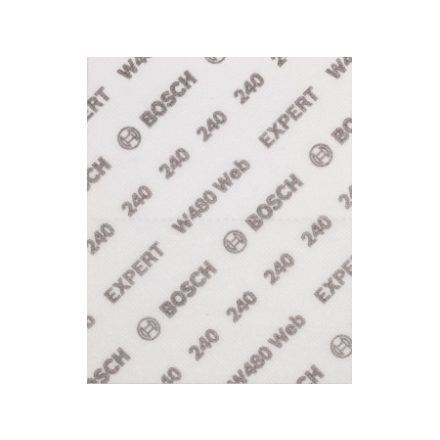 BOSCH EXPERT W480 Retea de șlefuit lavabilă 140 x 115 mm /P240 (2 buc)