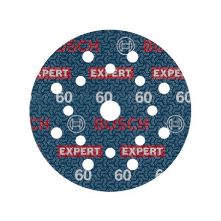 BOSCH EXPERT O780 Disc de șlefuit cu prindere velcro 125 mm / P60 cu granulație ceramică (6 buc)