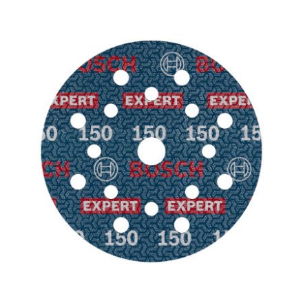 BOSCH EXPERT O780 Disc de șmirghel cu prindere velcro 125 mm / P150 cu granulație ceramică (6 buc)