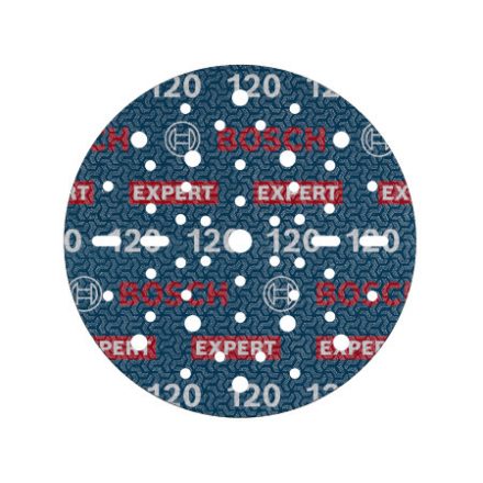 BOSCH EXPERT O780 Disc abraziv cu prindere velcro 150 mm / P120 cu granulație ceramică (6 buc)