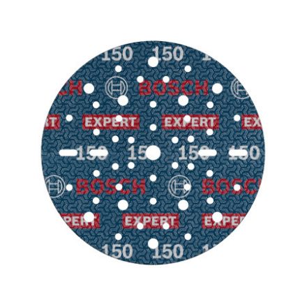 BOSCH EXPERT O780 Disc de șlefuire cu prindere velcro 150 mm / P150 cu granule ceramice (6 buc)