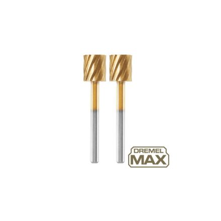 DREMEL MAX 115DM Cap de frezare de formă cilindrică 7,8 mm cu acoperire TiN (2 buc)