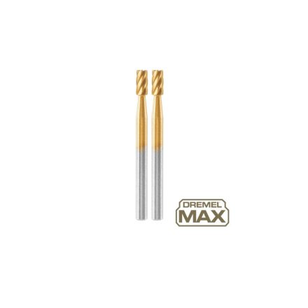 DREMEL MAX 194DM Cap de frezare în formă de cilindru 3,2 mm cu acoperire TiN (2 buc)