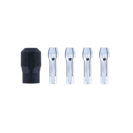DREMEL Set de mufe (0,8 / 1,6 / 2,4 /3,2) + piuliță
