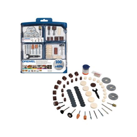 DREMEL Kit de accesorii multifuncționale EZ SpeedClic SC723 cu 150 de piese