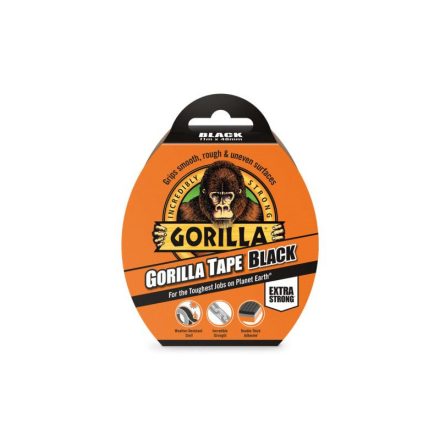 GORILLA Bandă adezivă neagră extra rezistentă 48 mm x 11 m