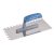 FESTA Mistrie zimțată 130 x 280 mm inox 10 x 10 mm cu mâner din plastic