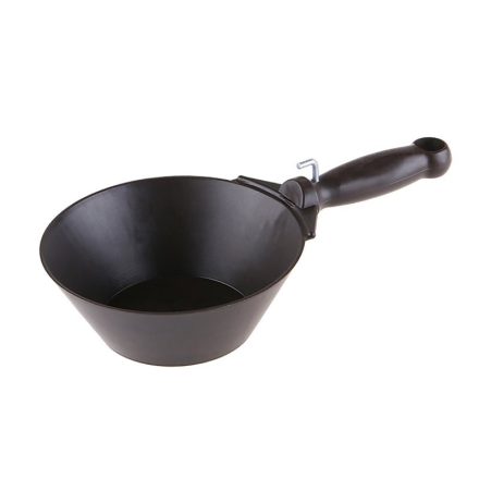 Tavă de zidărie 170 mm PE negru