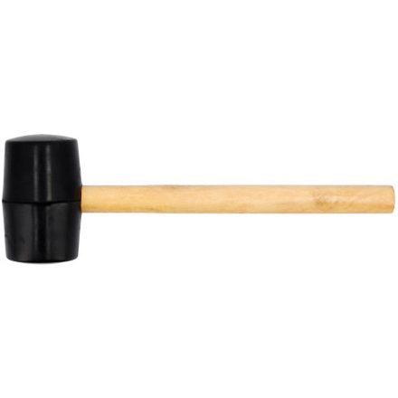 VOREL Ciocan cauciuc 450 g maner lemn 55 mm
