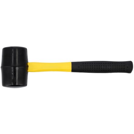 VOREL Ciocan cauciuc 1.000 g maner fibra de sticla 66 mm