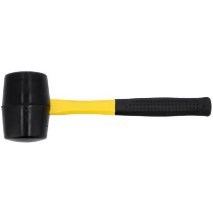 VOREL Ciocan cauciuc 1.200 g maner fibra de sticla 76 mm