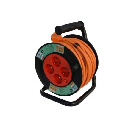 Tambur cablu 25 m 3 x 1,5 mm2