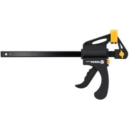 VOREL Clemă rapidă cu o singură mână 200 mm plastic