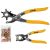 VOREL Cleste piercing piele cu revolver si nituitor piele + 100 nituri