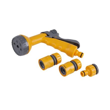 ROSA Pistol de udare plastic 6 functii + 3 conectori