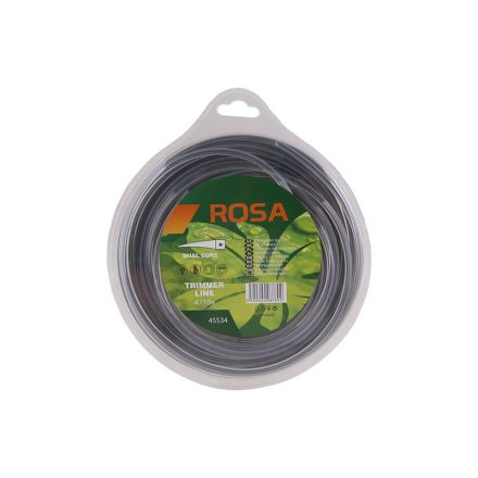 ROSA Mașină de tuns iarba 4 mm x 15 m pătrat armat