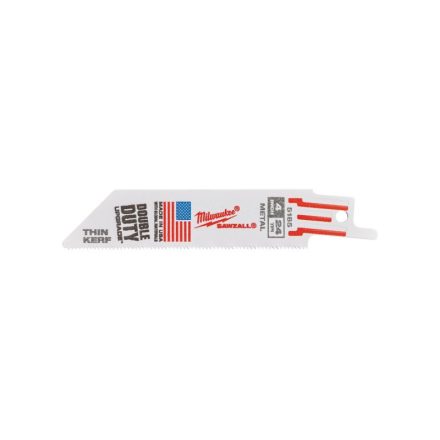 MILWAUKEE Lama pentru fierastrau sabie 100/1,0 mm bimetal Co (lemn, plastic) (5 buc)