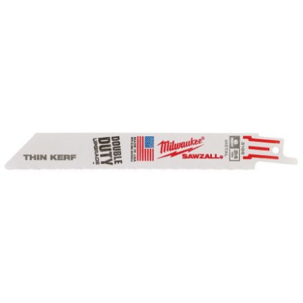 MILWAUKEE Lamă pentru fierăstrău sabie 150 mm / 24TPI bimetal Co (pentru metal) (5 buc)