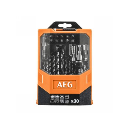 Set de găuriți și șurubelnițe AEG 30 buc