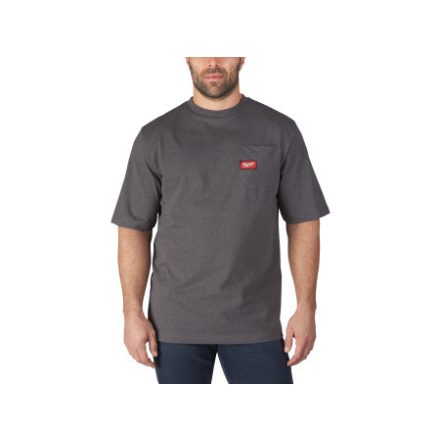 MILWAUKEE Tricou cu mânecă scurtă și buzunar gri WTSSG-S