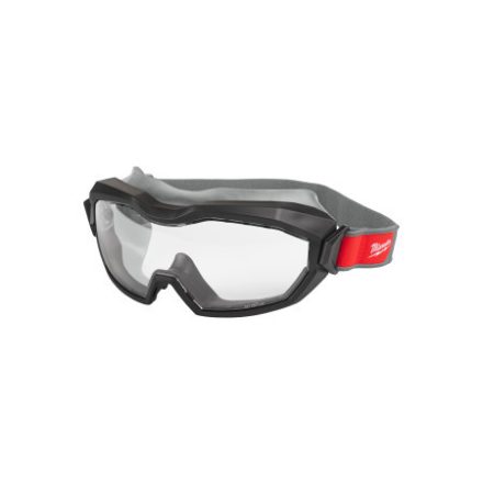 Ochelari de protecție cu coș MILWAUKEE cu profil larg, non-ventilat, limpezi