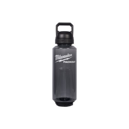 MILWAUKEE Sticlă de apă din plastic, neagră, 1420 ml, PACKOUT™