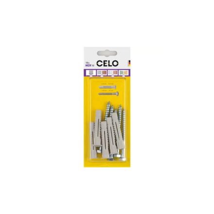Diblu universal CELO din plastic cu guler cu șurub MZ 12 (5 buc)