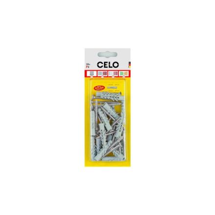 Diblu cu aripă CELO NF 12 + șurub cu cap hexagonal 8 x 80 (2 buc)