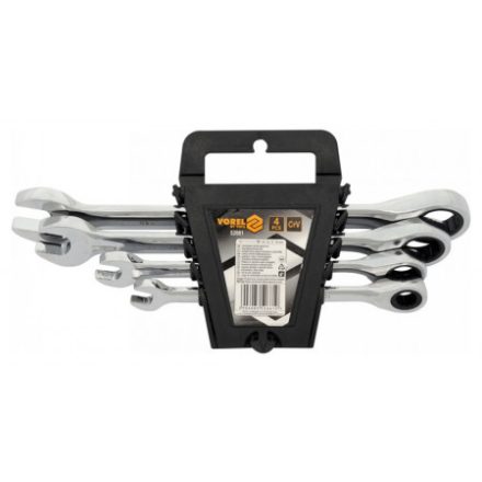 VOREL Set chei cu clichet 4 piese (10-19 mm) CrV