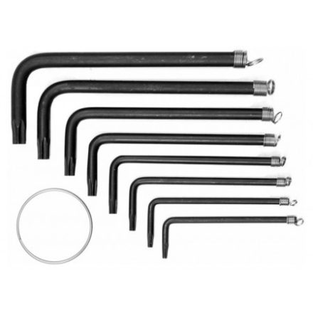 Set chei hexagonale VOREL 8 piese T10-T40 Torx