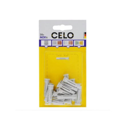 CELO MZK guler universal diblu din plastic 6 x 30 (20 buc)