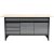 Masa de lucru dulap VOREL cu 4 sertare si 2 usi 1700 x 600 x 840 mm