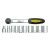 VOREL Set chei tubulare 11 piese 1/2" 10-24 mm CrV