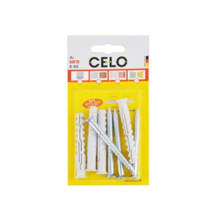 CELO Diblu din plastic MFR 8-60 SB TX (4 buc)