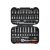 STHOR Set chei tubulare 56 piese 1/4" 4-13 mm CrV