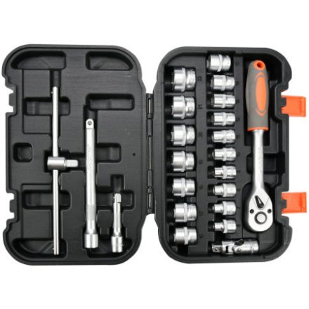 STHOR Set chei tubulare 22 piese 3/8" 6-22 mm