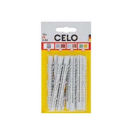 Diblu de plastic extra lung CELO FL 8 x 80 (10 buc)