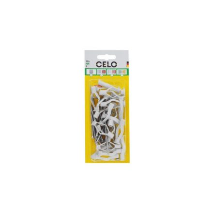 Diblu de rigips CELO M8 + 4,0 x 60 șuruburi pentru lemn (20 buc)